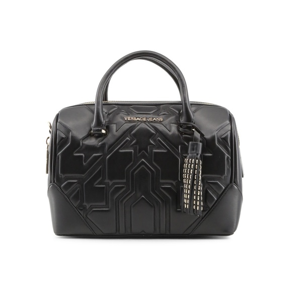 versace jeans black purse